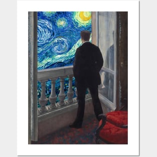 Starry night view Posters and Art